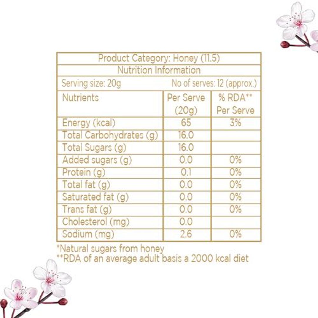 Monofloral Nectar Honey - With Litchi Flowers, Tropical & Tangy, Builds Immunity