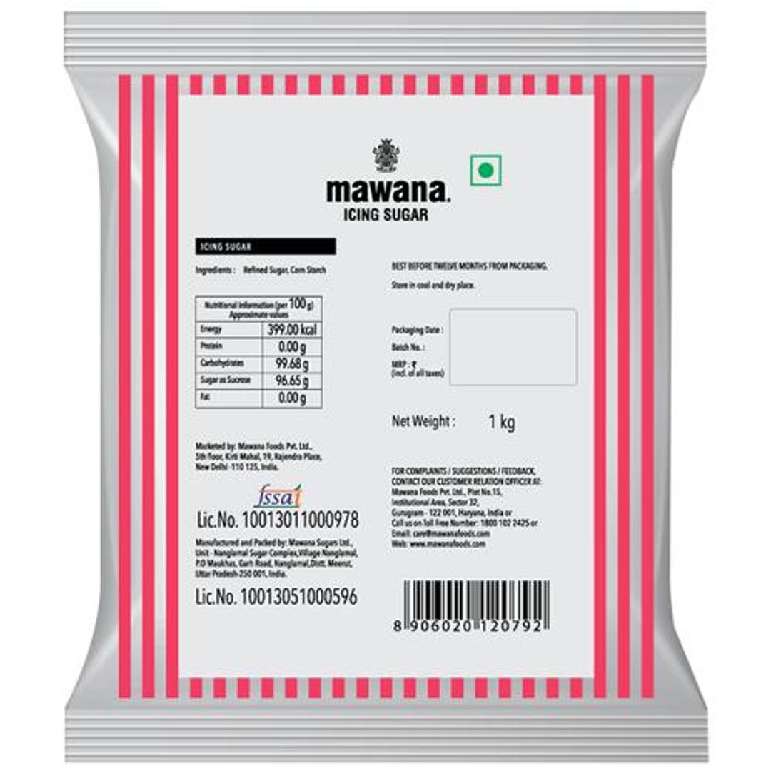 Icing Sugar - With Fine Crystals, Soft, Dissolves Easily