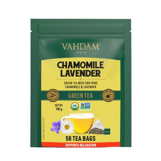 Chamomile Green Lavender Green Tea - Provides Relaxation, Rich In Antioxidants
