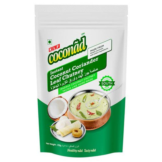 Instant Coconut Coriander Leaf Chutney - No Preservatives, Rich In Calories