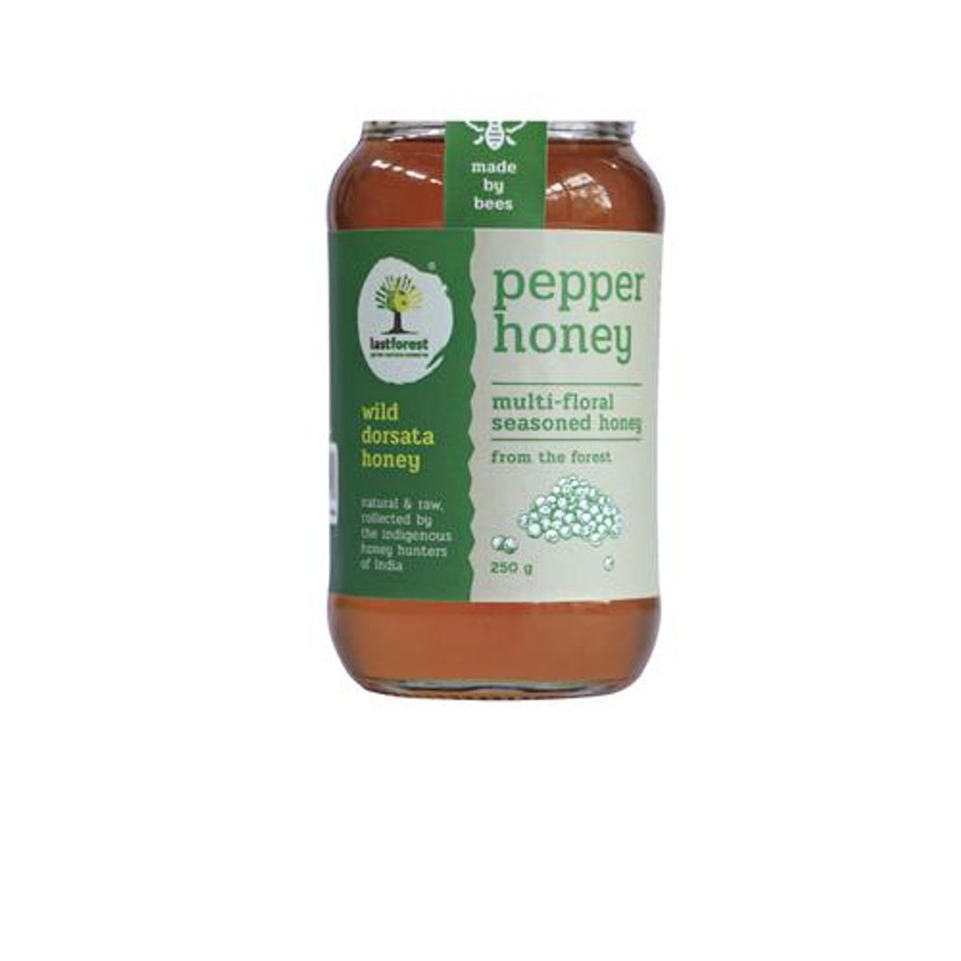 Pepper Honey - Multi-floral Seasoned From The Forest, Raw, Unprocessed