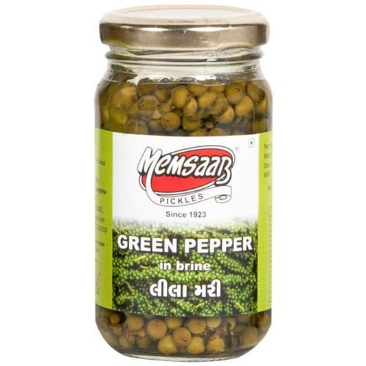 Green Pepper Pickle - In Brine, Spicy & Sour