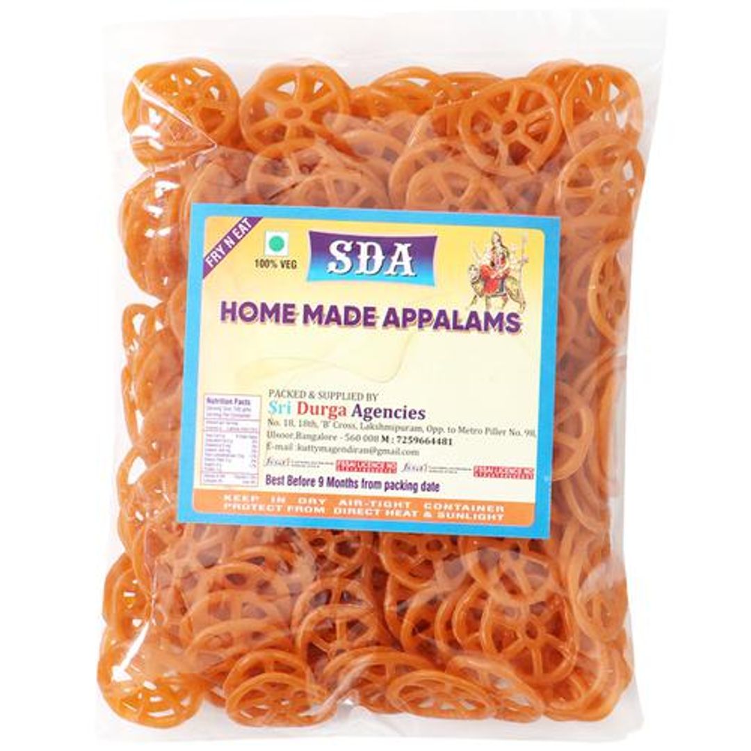 Homemade Appalams/Papad - Fryums, Fry & Eat