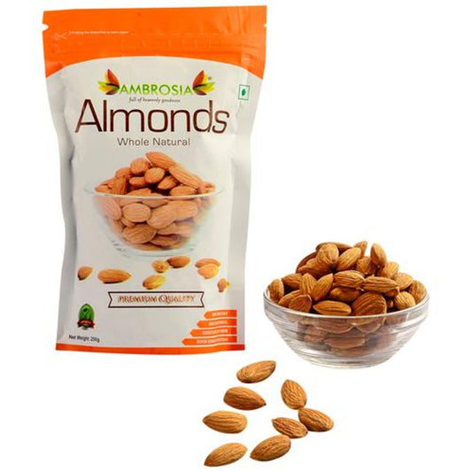 Premium California Whole Almonds - 100% Natural, Rich In Protein & Fibre