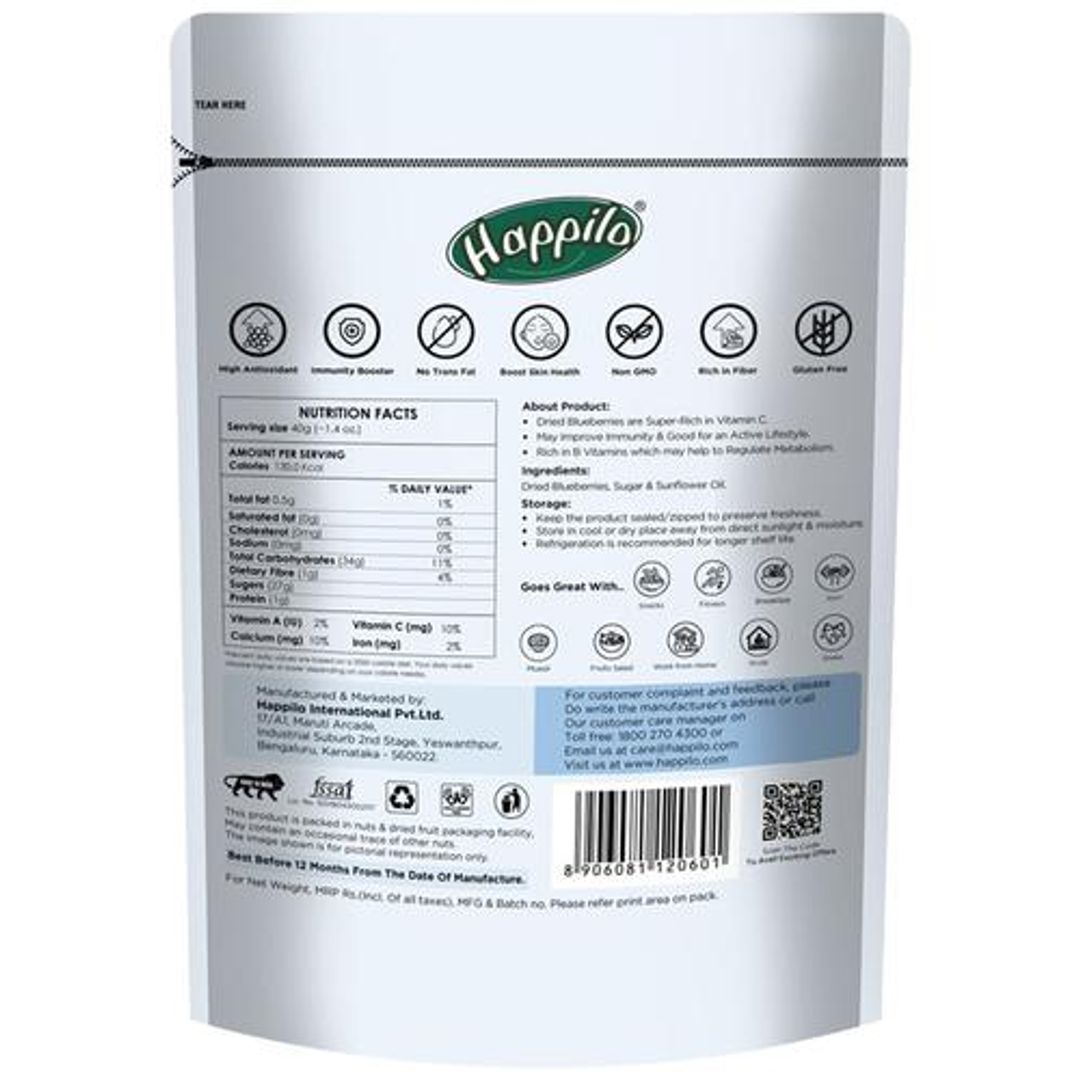 Premium Dried Californian Blueberries - Value Pack