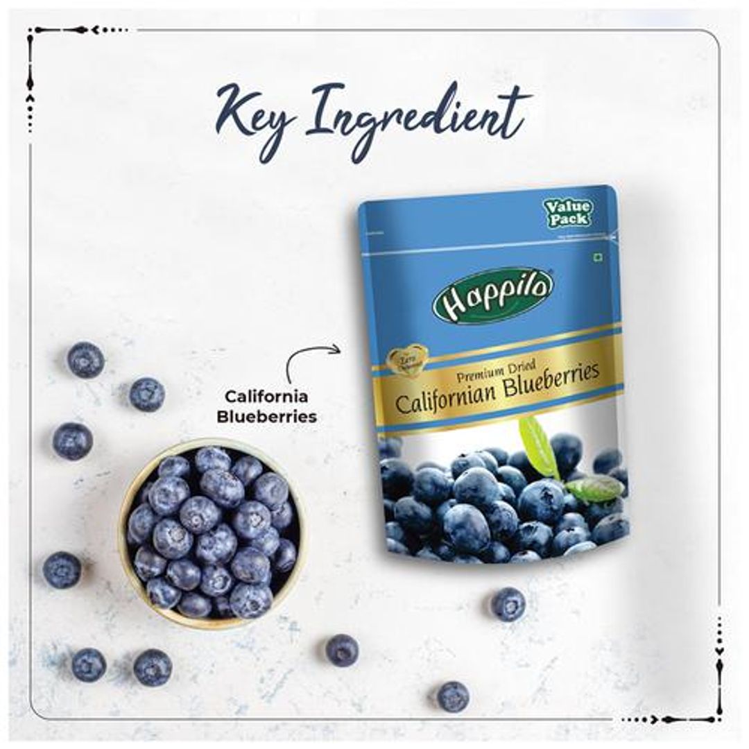 Premium Dried Californian Blueberries - Value Pack