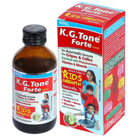 K.G Tone Forte Syrup - Treats Colic & Gripes, Boosts Immunity, With Natural Herbs, For Kids Growth