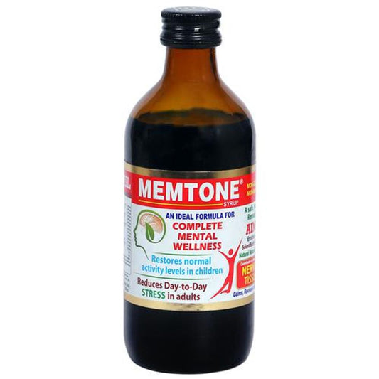 Memtone Syrup - Ideal Formula, For Complete Mental Wellness, Reduces Stress