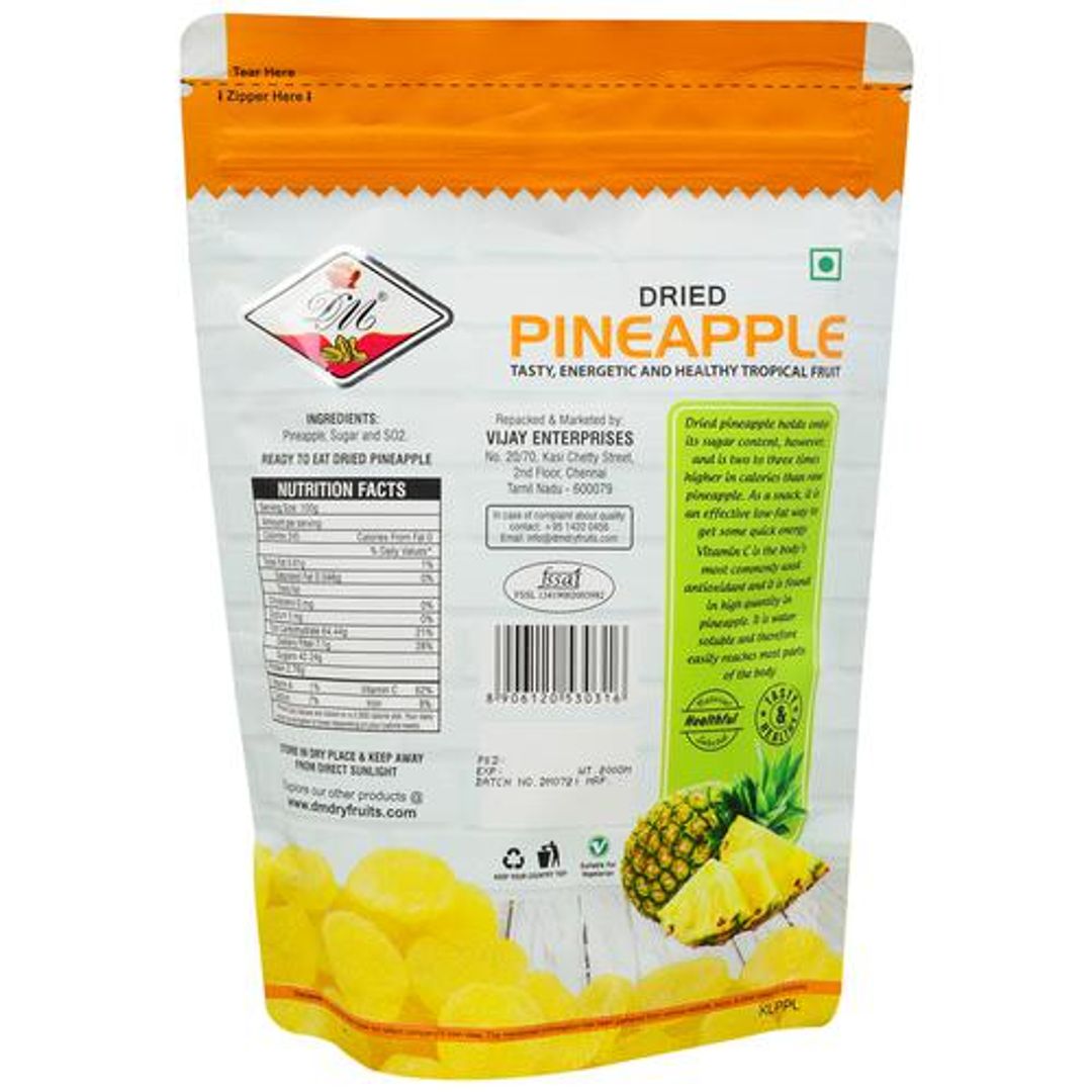 Premium Dried Pineapple - Fibre, Enzymes Rich, For Snacking, Baking