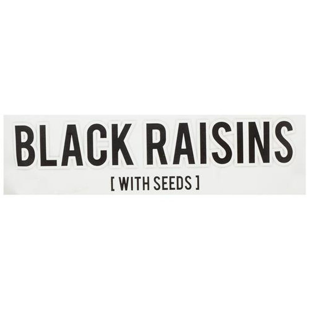 Black Raisins With Seeds - Iron, Antioxidants Rich, Natural, Blood Purifying Dry Fruits