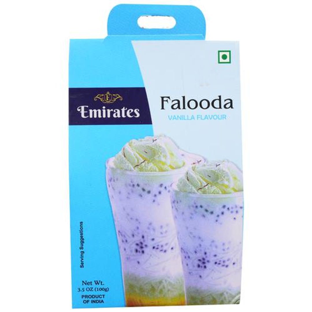 Emirates Falooda - Vanilla Flavoured, Ready To Make Dessert Mix