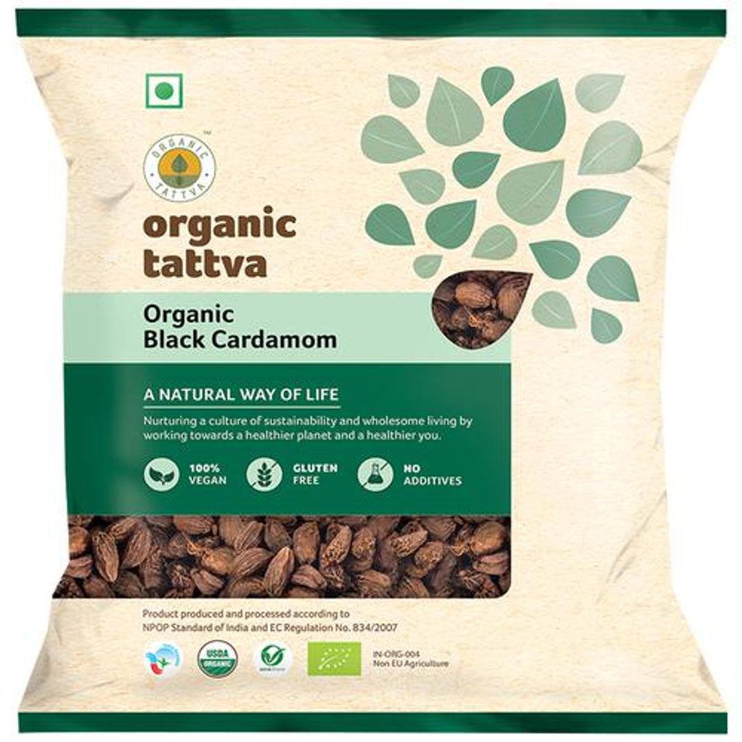Organic Black Cardamom - Vegan, Gluten-Free & No Additives