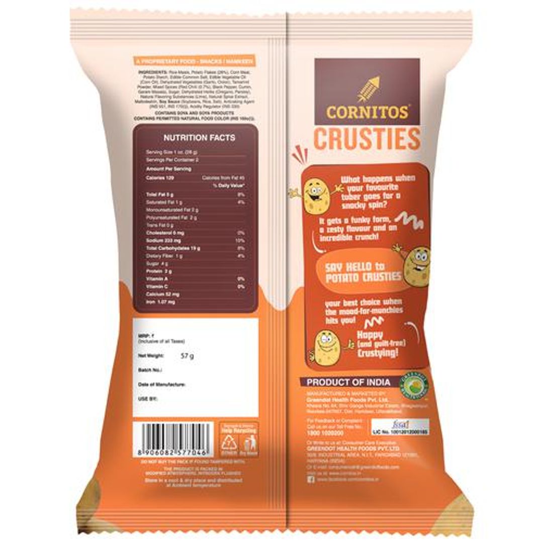 Crusties Potato Snacks - Cholesterol & Gluten Free, Peri Peri