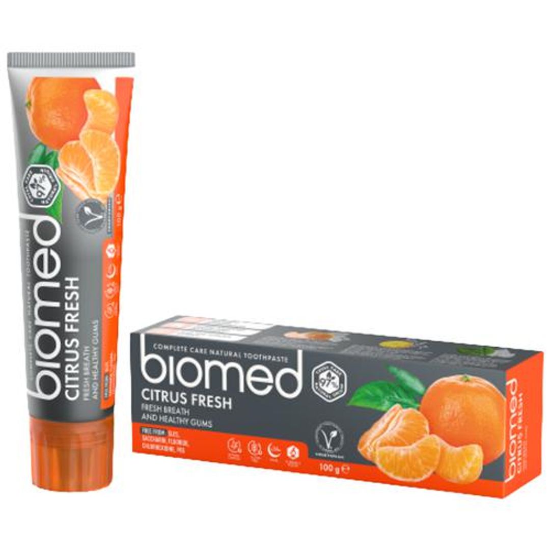 Toothpaste - Citrus Fresh, Fresh Breath & Healthy Gums, Complete Care, Natural