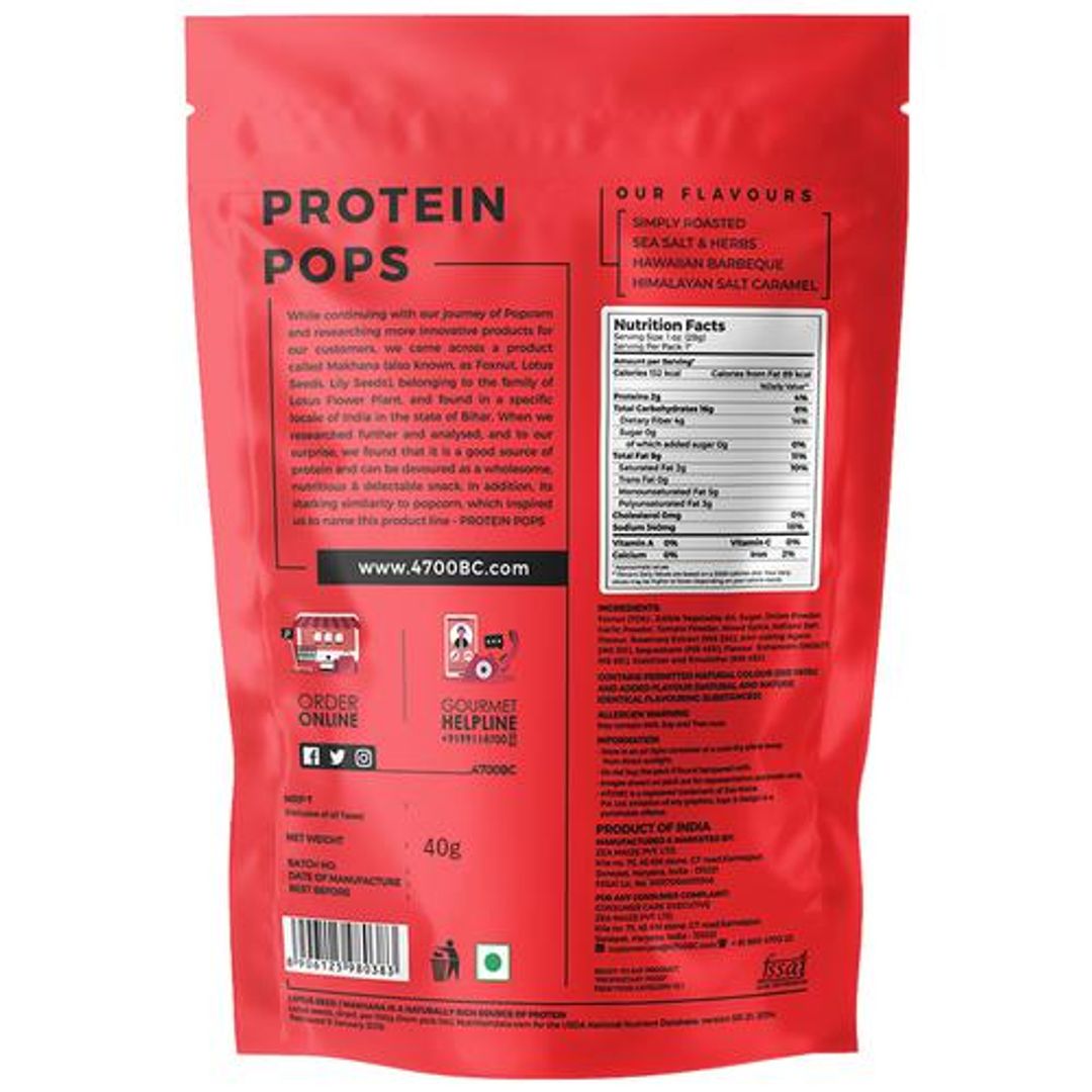 Protein Pops - Hawaiian Barbeque, Foxnuts/Makhana, Gluten Free, Healthy Snack