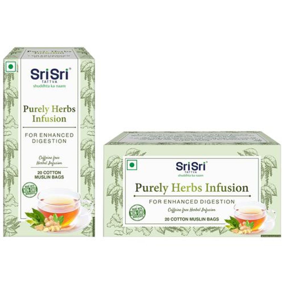 Purely Herbs Infusion - For Enhanced Digestion, Caffeine Free