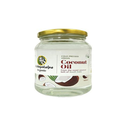 Organic Cold Pressed Virgin Coconut Oil - Rich In Antioxidant, Great For Cooking & Hair