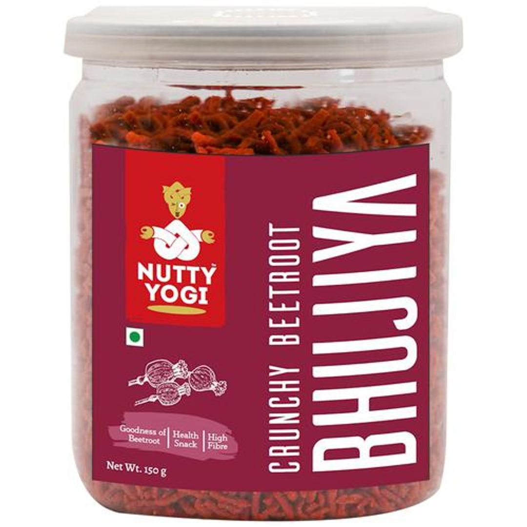Crunchy Beetroot Bhujiya - High In Fibre & Antioxidants, Namkeen, Healthy Snack