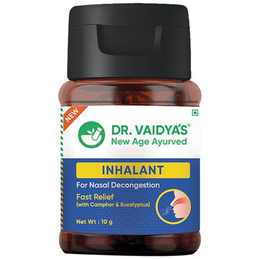 Inhalant - Camphor & Eucalyptus, Provides Relief From Blocked Nose, For Nasal Decongestion