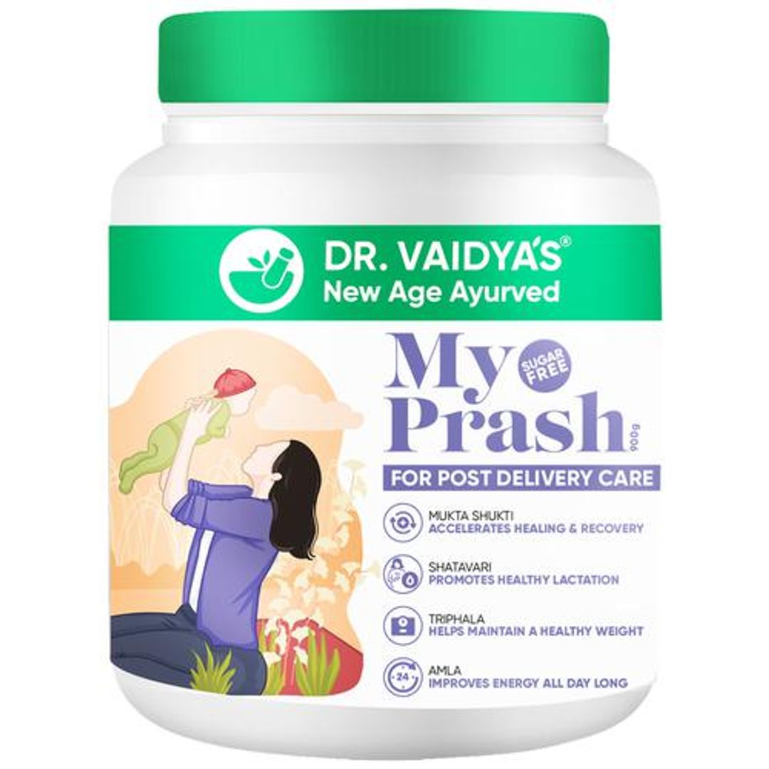 My Prash Mychyawanprash - For Post Delivery Care, Sugar Free, Promotes Healthy Lactaction