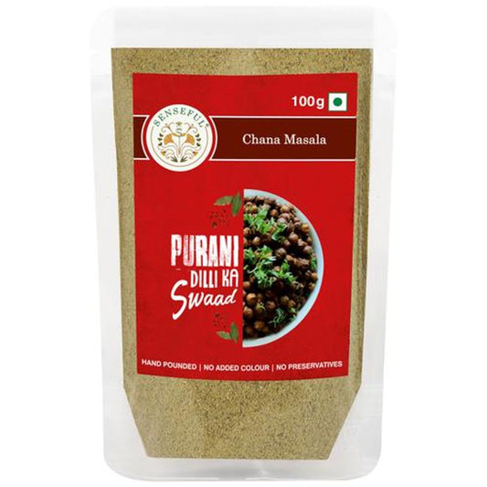 Chana Masala - Hand Pounded, Spice Blend, No Preservatives & Colours