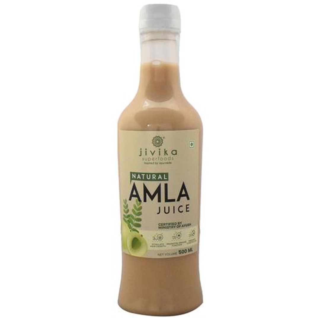 Natural Amla Juice - Stimulates Hair Growth, Promotes Immune Function, Prevents Constipation