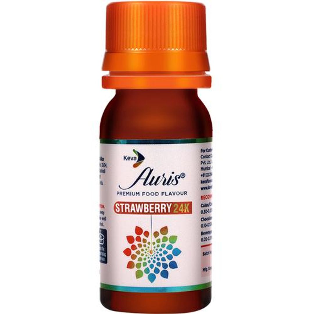 Strawberry 24 K Essence - Concentrated, For Baking, Cakes, Cookies, Ice Creams