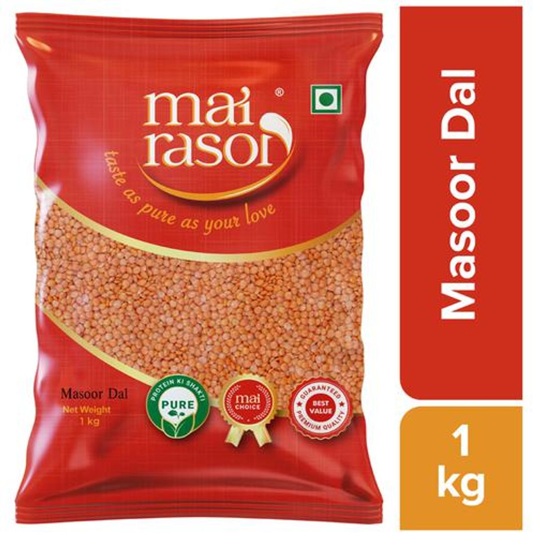 Malka Masoor Dal - Unpolished, Protein & Fibre Rich, For Making Soups, Porridge