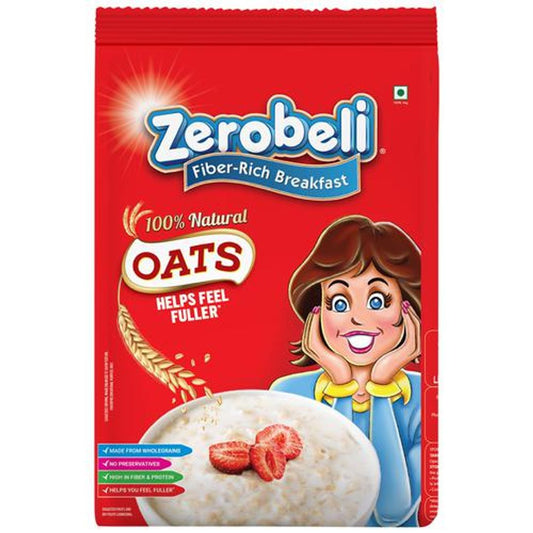 Oats - 100% Natural Wholegrain, High In Fibre & Protein, Helps Feel Fuller