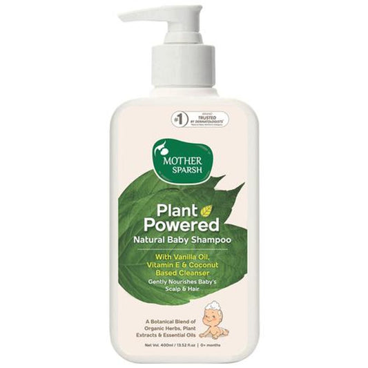 Plant-Powered Natural Baby Shampoo - Organic Herbs & Essential Oil, Nourishes Scalp, Hair