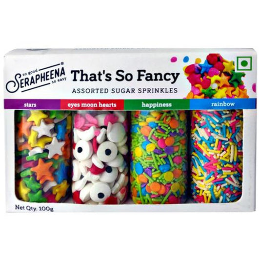 That's so Fancy Sugar Sprinkles - Assorted Colours & Designs, For Cake Decoration