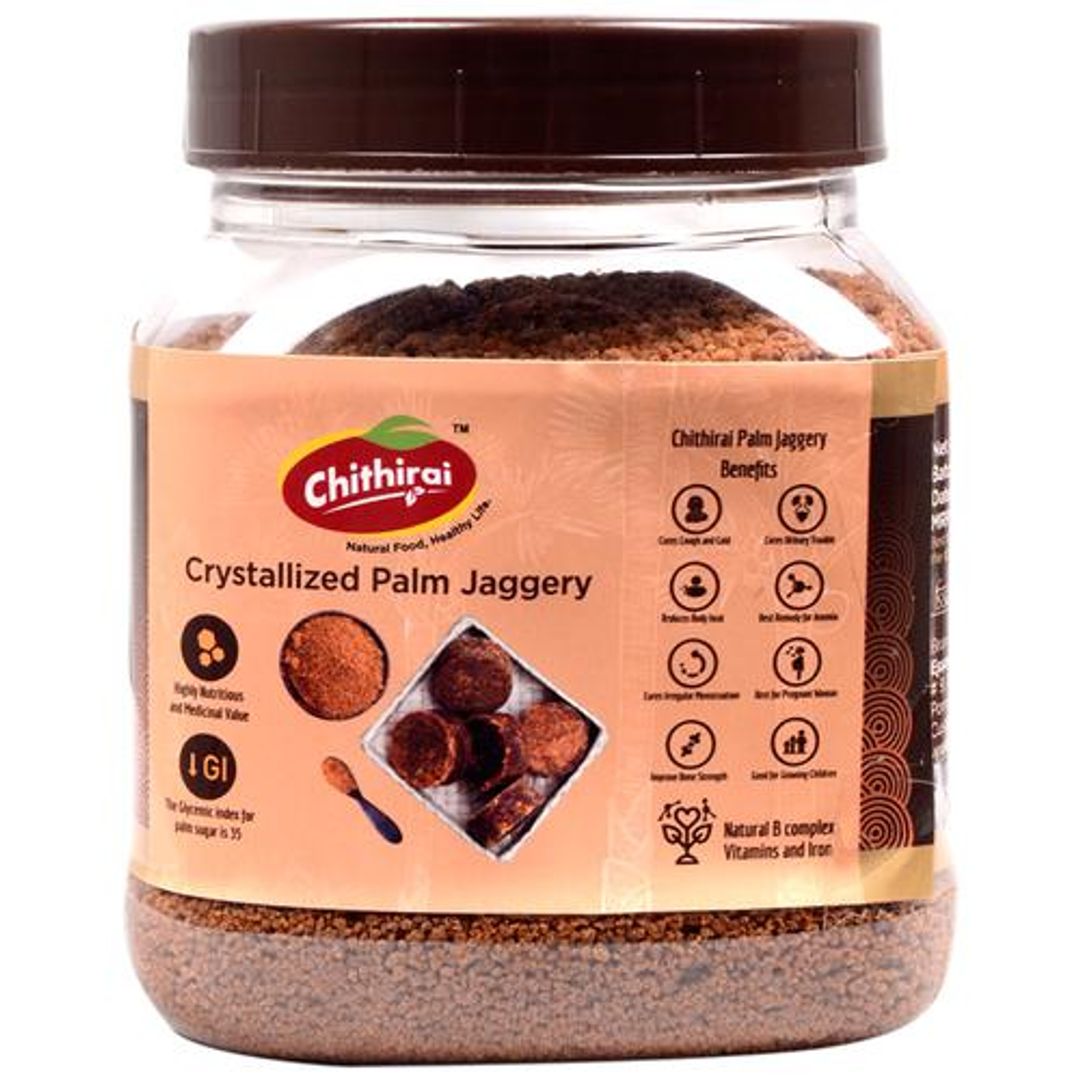 Crystalized Palm Jaggery - Natural Sweetener, Pure, Helps In Digestion