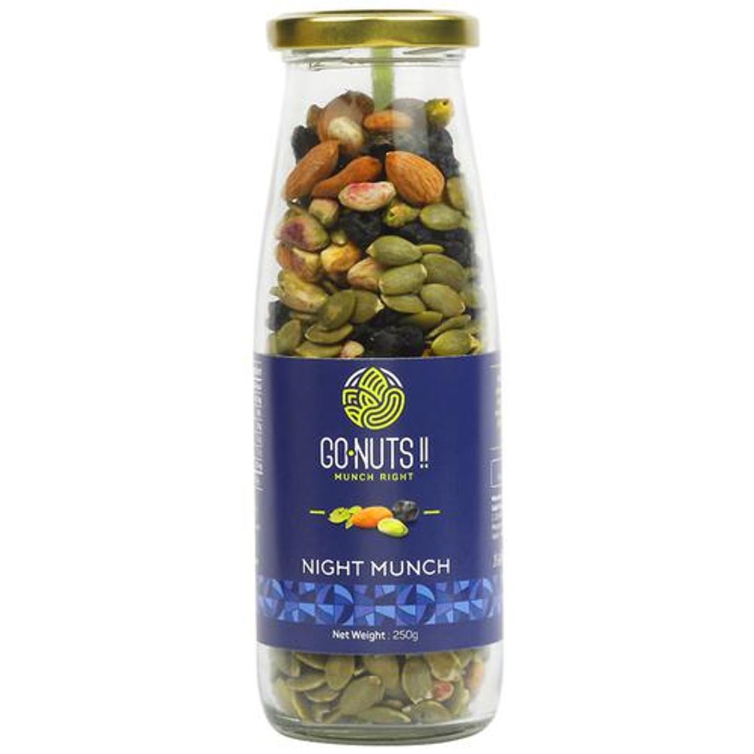 Night Munch - High Protein & Fibre Rich, Healthy Snack Mix, For Munching, Salads, Smoothies