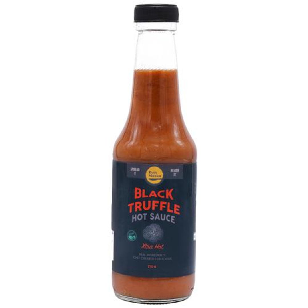 Black Truffle Hot Sauce - X-tra Hot, Real Ingredients, Classic Taste