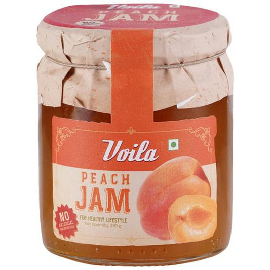 Portuguese Peach Jam - All Natural, No Preservatives, For Spread, Dessert Toppings