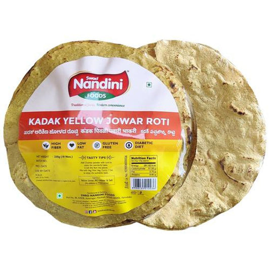 Kadak Yellow Jowar Roti - 10 pcs