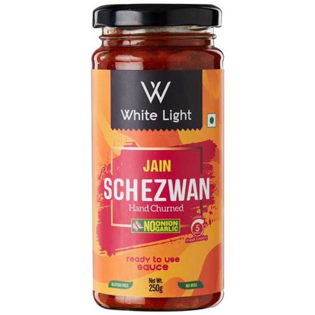Jain Schezwan Sauce - No Onion & Garlic, Pure Vegetarian, For Asian Cooking, Sauce & Dips
