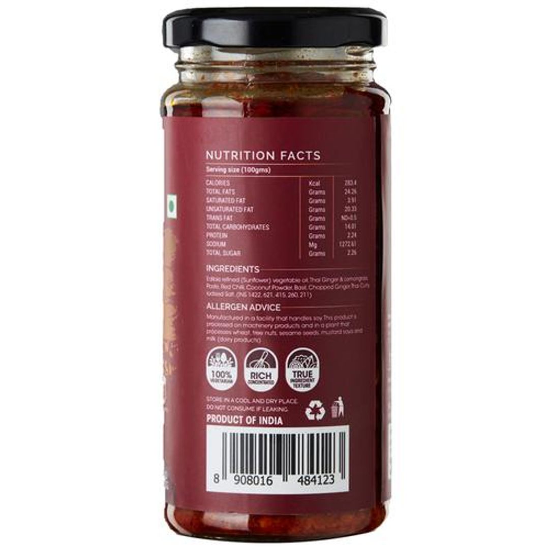 Red Thai Curry Paste - Authentic, Premium, Hand-Churned, For Cooking, Dips, Spread