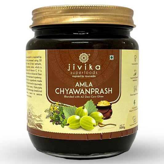 Amla Chyawanprash - Blended With A2 Desi Cow Ghee, Immune Booster, Improves Digestion