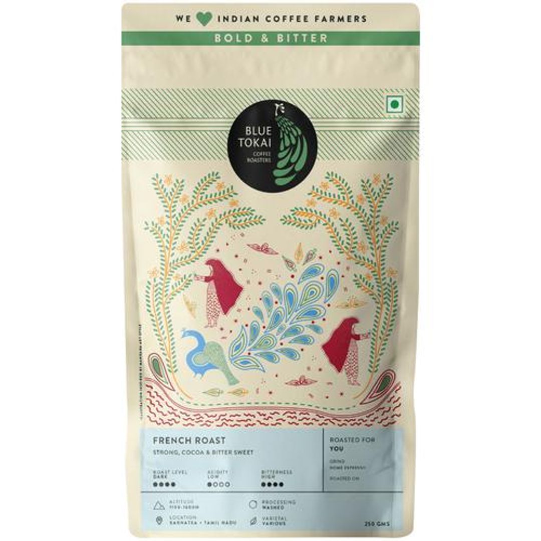 French Roast Home Espresso Dark Roasted Arabica Ground Coffee