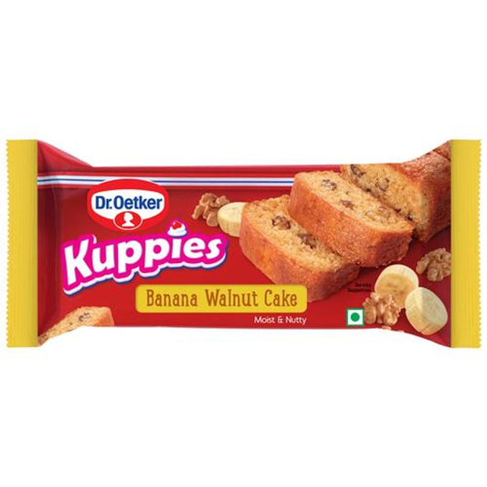 Kuppies Banana Walnut Cake - Moist & Nutty