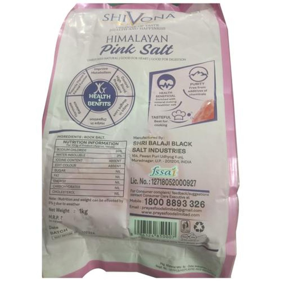 Himalayan Pink Salt - Rich In Elements, Minerals, Calcium, Enriched With 84 Trace Elements