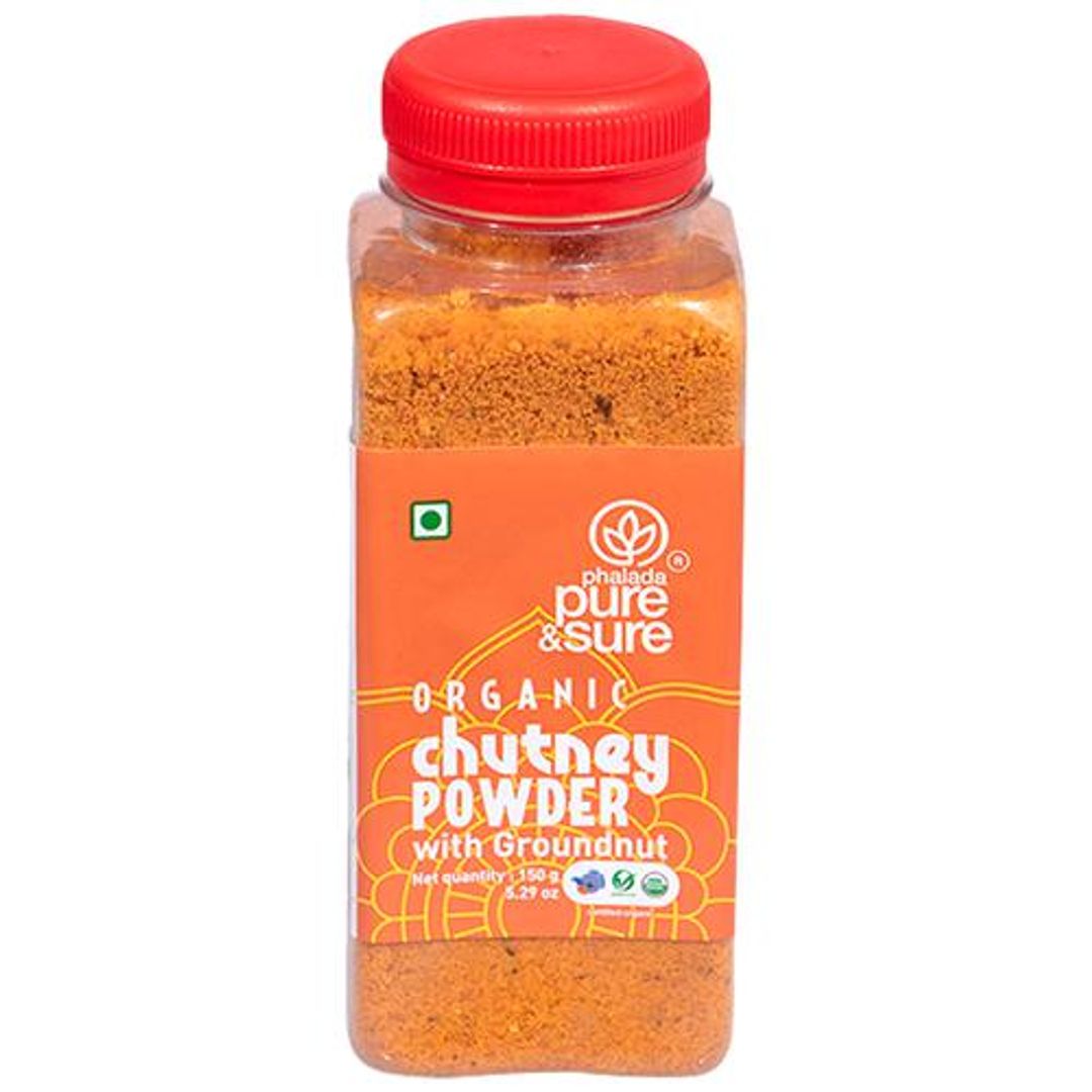 Organic Chutney Powder With Groundnut - Enhances Flavour