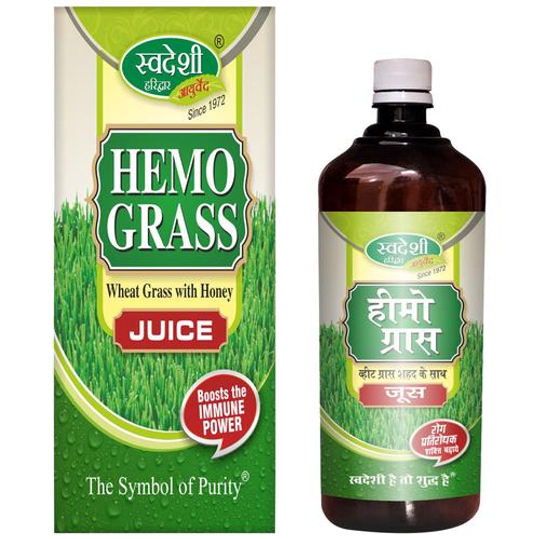Hemograss Ras Juice - Wheat Grass With Honey, Improves Immunity, Hemoglobin, Digestive System
