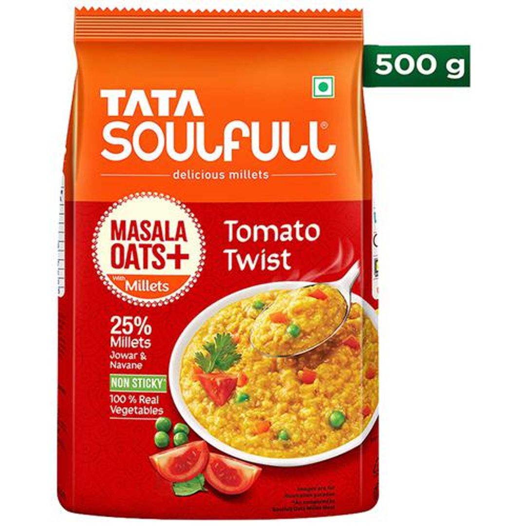 Masala Oats+ Tasty Snack With Millets - Tomato Twist