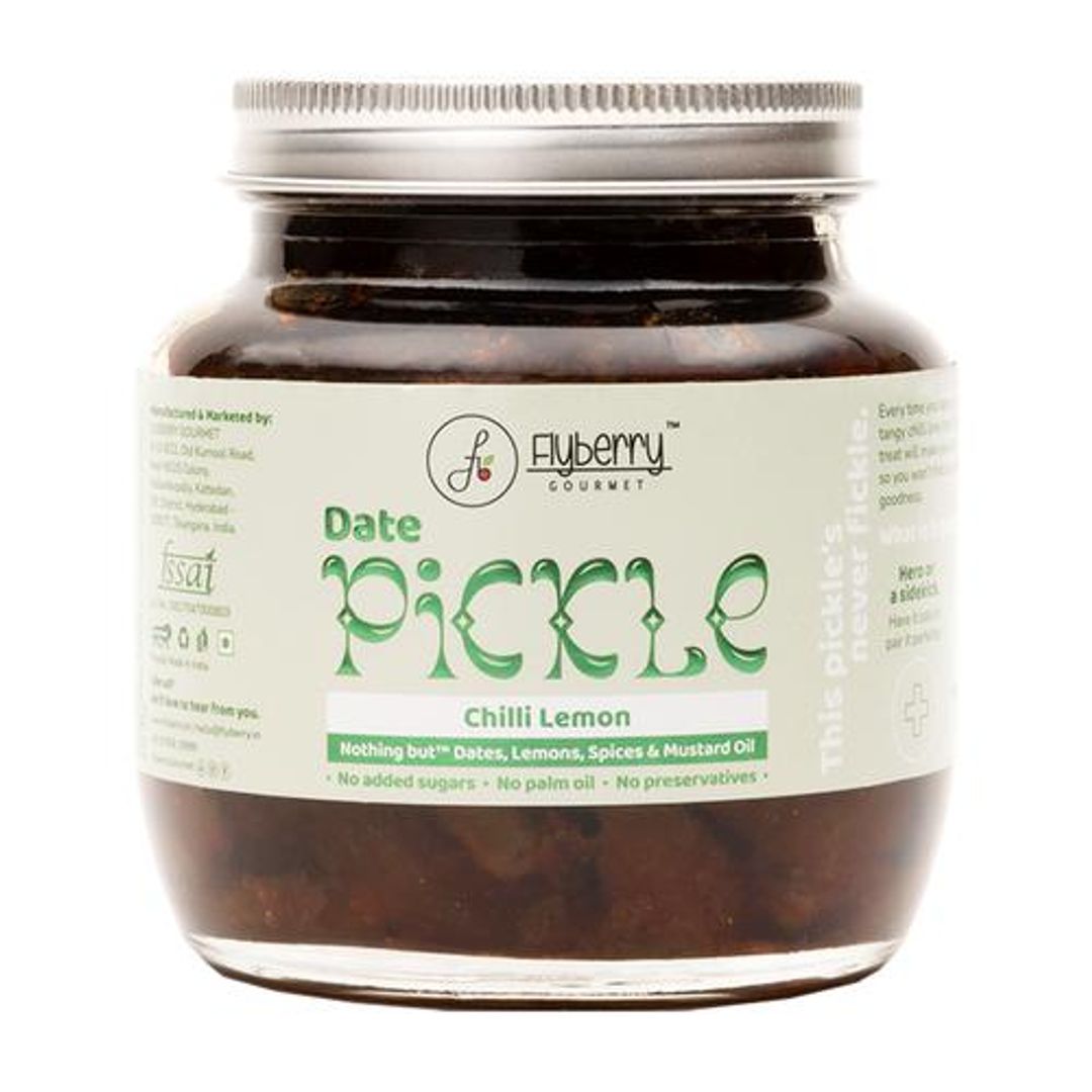 Date Pickle - Chilli Lemon, Sweet & Spicy Taste, Enhances Flavour