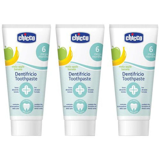 Dentifricio Toothpaste - Mela-Apple Banana, No Fluoride, 6+ Months