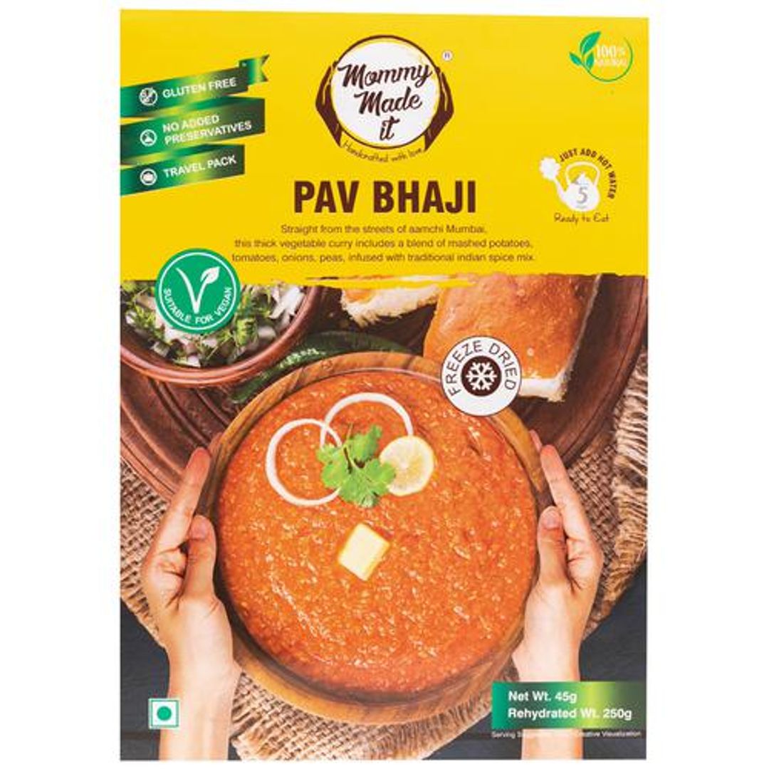 Pav Bhaji - Ready To Eat, No Added Preservatives