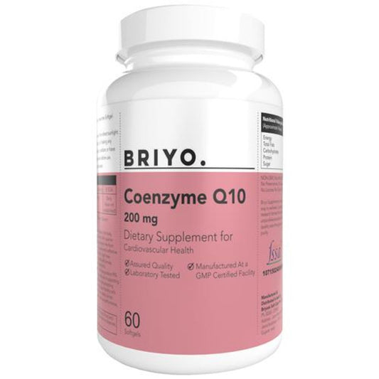 Coenzyme Q10 200 mg Softgel - For Heart Health & Cellular Energy Production