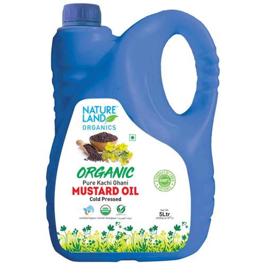 Mustard Oil - Cold Pressed, Pure Kachi Ghani, 100% Natural